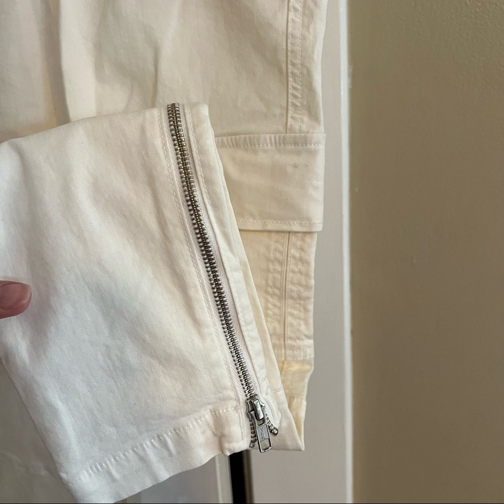 J brand maverick cargo jeans in white utility skinny - Picture 3 of 10